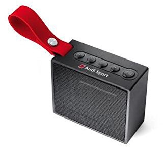 Audi AUDI głośnik Bluetooth,  Sport, czarny/czerwony 3291700700