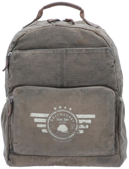 Greenburry Greenburry Vintage Aviator Plecak 43 cm przegroda na laptopa khaki 5908-30