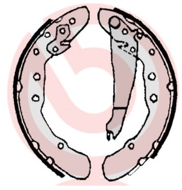 BREMBO Szczki hamulcowe - komplet S 85 514
