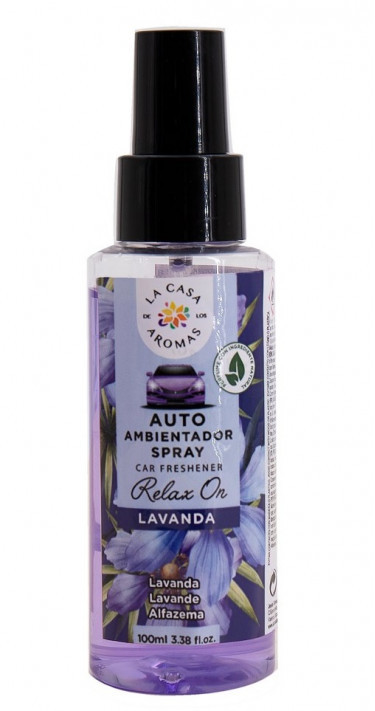 La Casa de los Aromas LA CASA DE LOS AROMAS Odświeżacz do auta w sprayu RELAX ON, 100 ml 8428390048938
