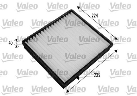 VALEO Filtr, przewietrzanie przestrzeni pasażerskiej 698777