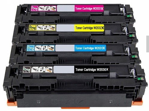 4X Toner do Hp W2030X-33X 415X M454 M479 7,5K Kpl