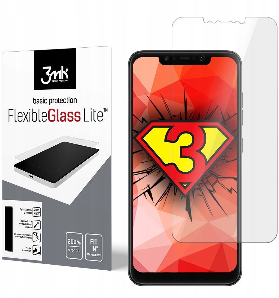 3MK Oryginalne Szkło - ekran Xiaomi Pocophone F1