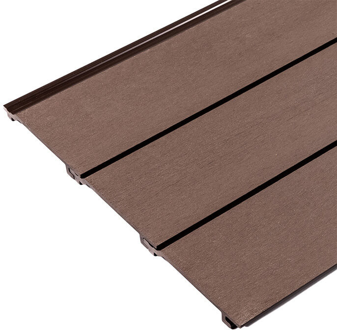Ecotravers Deska Elewacyjna Kompozytowa Standard Ciemny Brąz - dł. 2,8 m