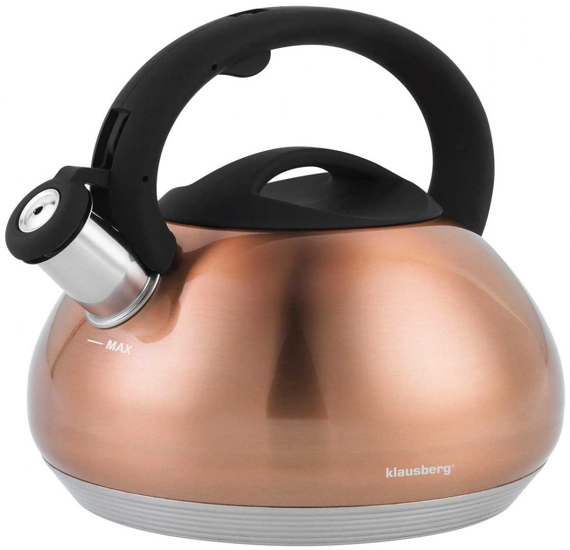 Klausberg CZAJNIK Z GWIZDKIEM 2,7L KB-7385 COPPER