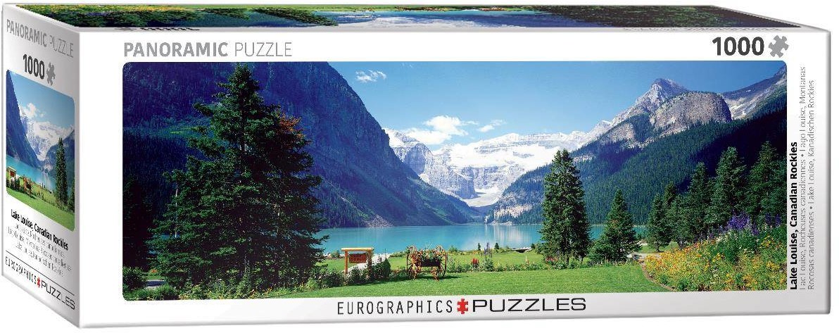 Eurographics Puzzle 1000 Panoramic Lake Louise Canadian Rockies 6010-1456 -