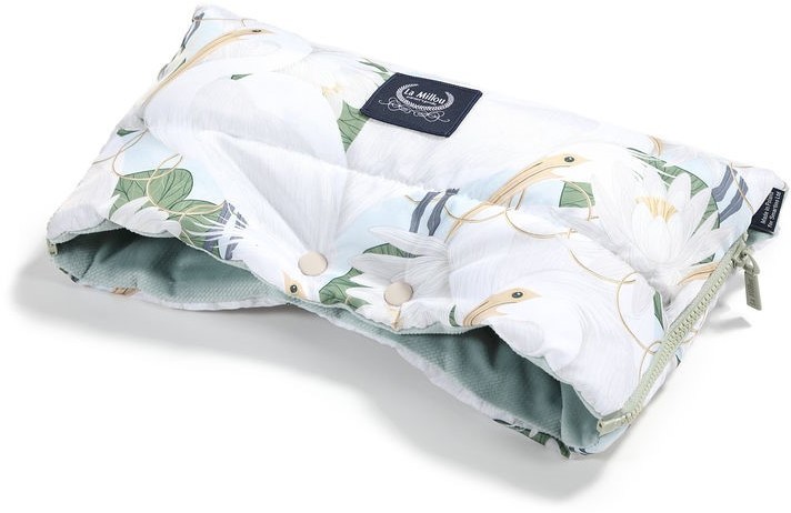 La Millou Mufka - Aspen Winterproof - Heron In a Cream Lotus & Smoke Mint -