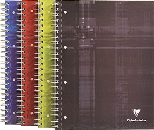 Clairefontaine 8212 °C elektryczny konferencyjna A4, w kratkę, 80 arkuszy, posortowane pod względem koloru 8212C