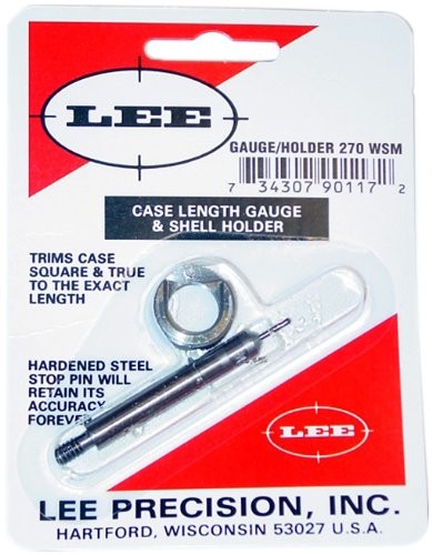 Lee Precision Case Lenght Gauge i Shell hoder Calibre 270 WSM LP90117