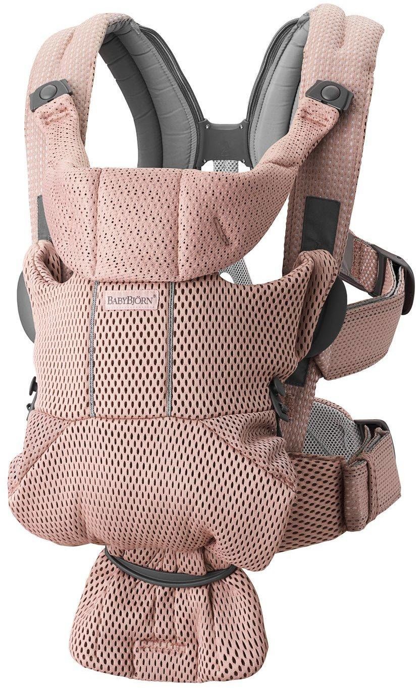 Babybjorn BABYBJORN MOVE 3D Mesh - nosidełko, Zgaszony Róż