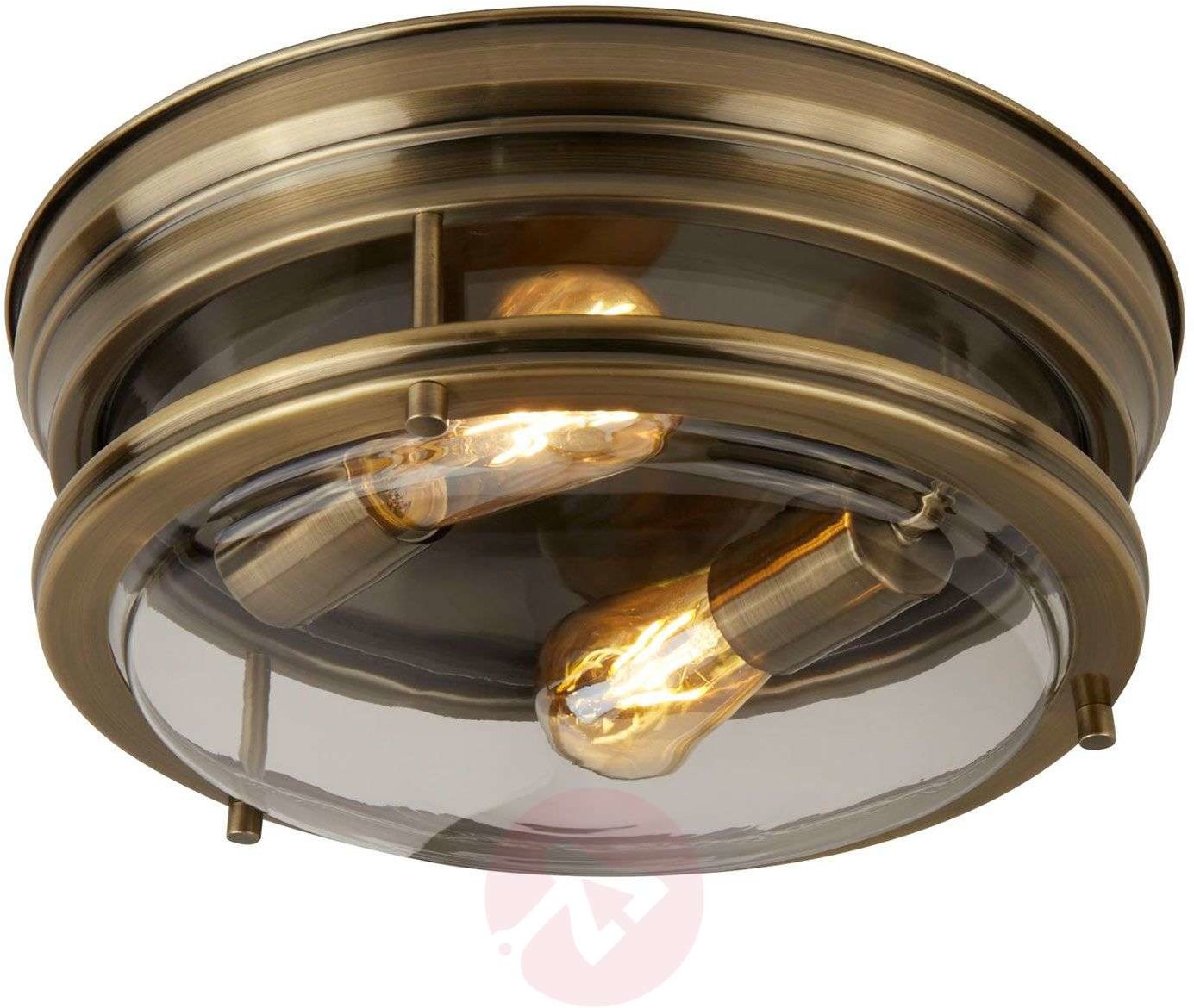 Searchlight Lampa sufitowa Edinburgh stary mosiądz