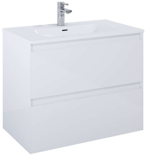 Elita Split Szafka podumywalkowa 80 cm biały połysk 169088