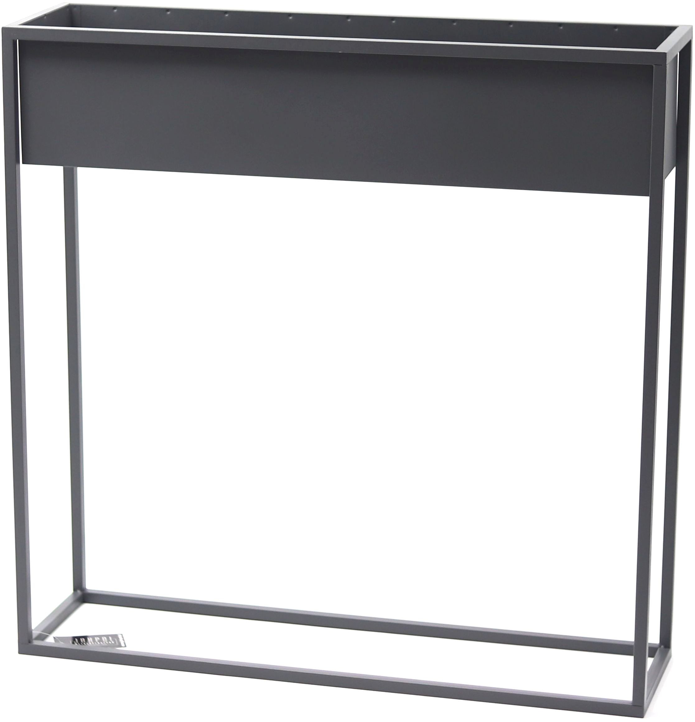 Kwietnik Metalowy Stojak CUBO 80x80cm szary skrzynka loft 05-04/S