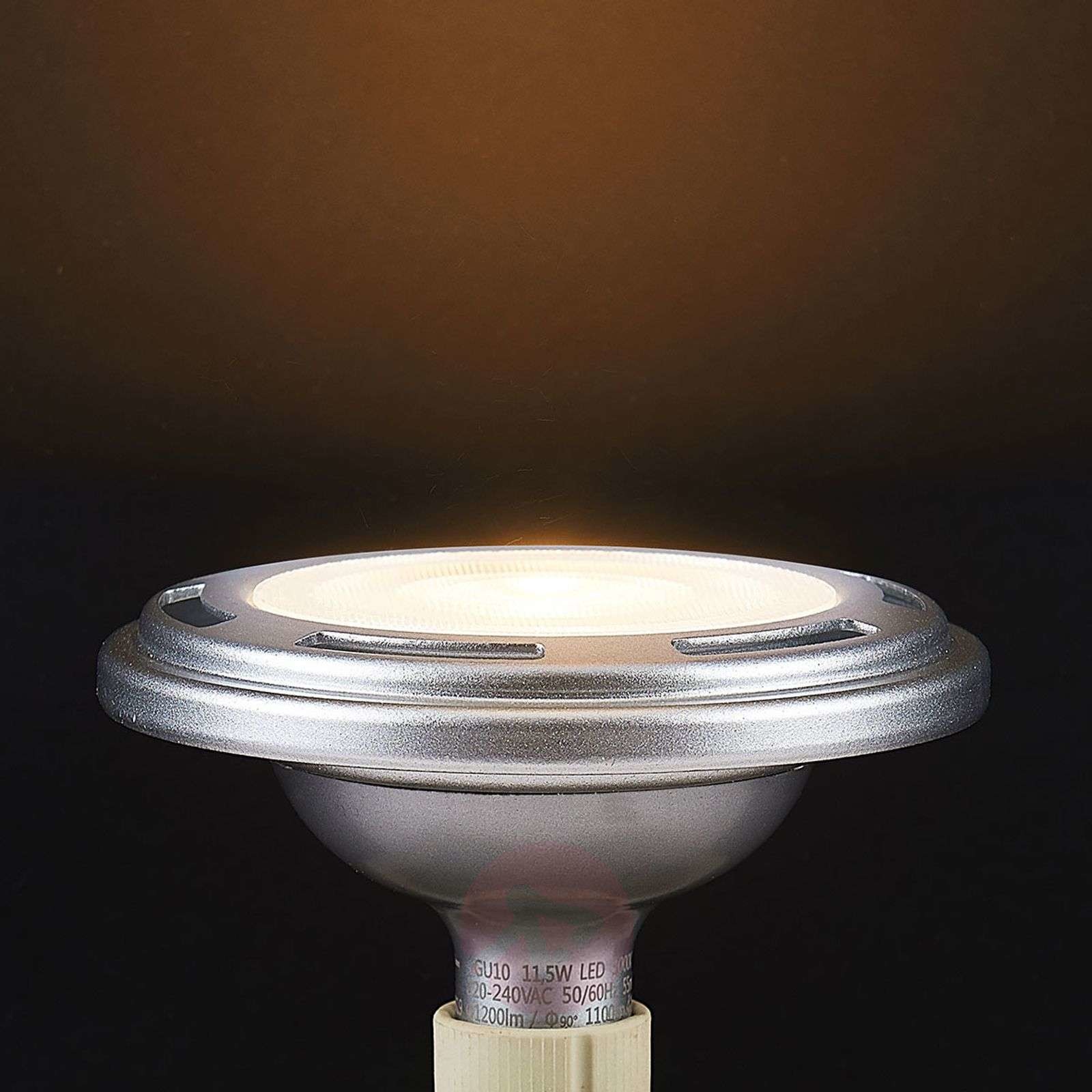 Lampenwelt com Reflektor LED GU10 ES111 11,5 W, 3 000 K, srebrny
