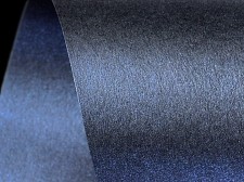 Shiny Papeterra Ciemny granatowy metalizowany błyszczący Sirio Pearl Blue, próbka formatu A6 125 g (ppp442) ppp442
