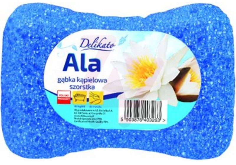 Delko DELIKATO Ala gąbka szorstka do ciała