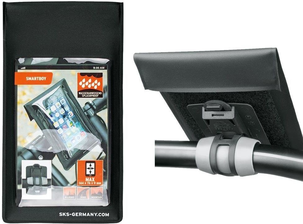 SKS germany Etui na telefon z uchwytem SMARTBOY czarne 4002556646462
