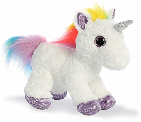 Aurora Dragons, 60857, Sparkle Tales, Dazzle The Unicorn, 30 cm, miękka zabawka, wielokolorowy, 30 cm 60857