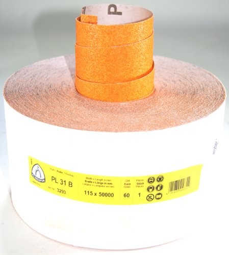 Klingspor papier ścierny do pl31b-3293 na rolce, 115 MM, K 60, 50 m, E 447 141 PL31B-3293