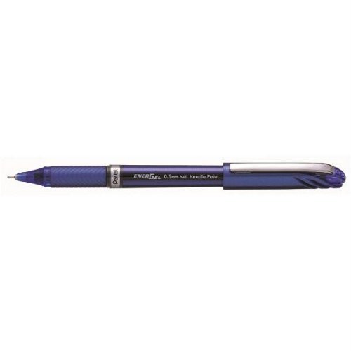 Pentel BLN25 EnerGel Plus Liquid Gel Roller z igłą koronka, 0.25 MM, niebieski BLN25-CX