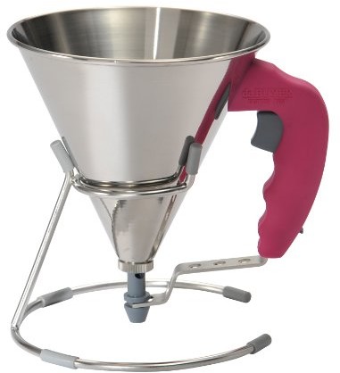 De Buyer 3353.60 fondant tricher, ze stali nierdzewnej, Pink, 17,4 x 15,8 x 15,8 cm 335360