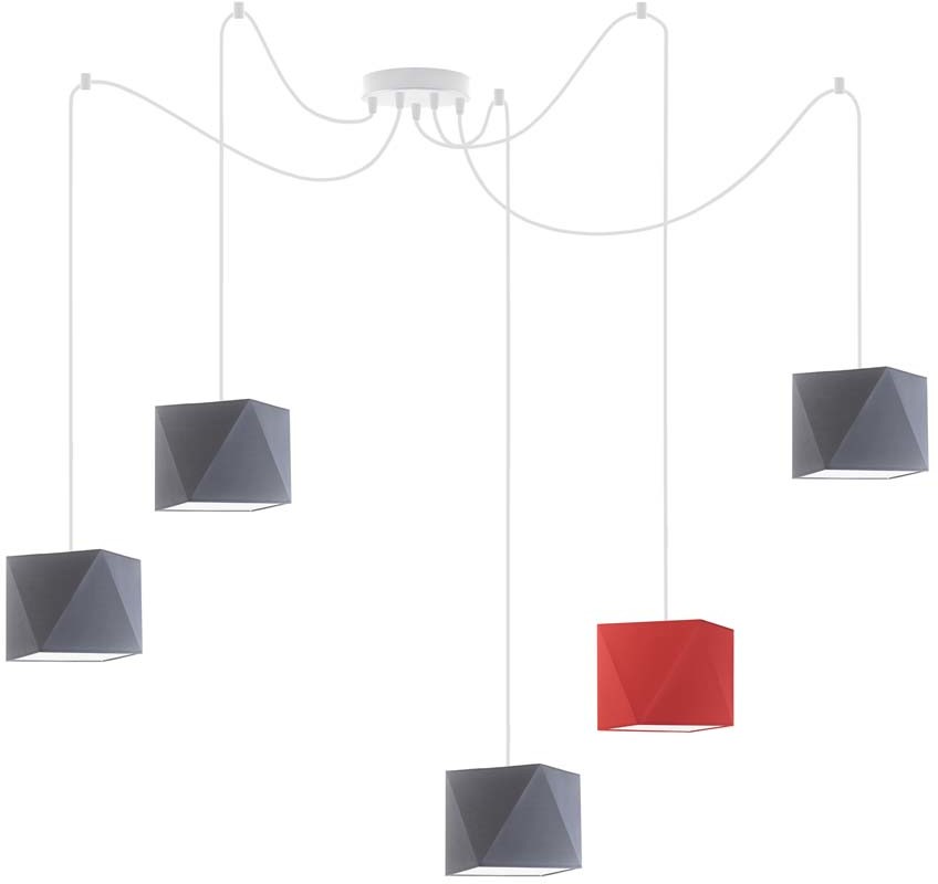 LYSNE Lampa wisząca do salonu KANO 400041/4 D1