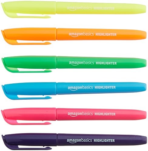 AmazonBasics zakreślacz ze ściętą końcówką HY100200-12CT