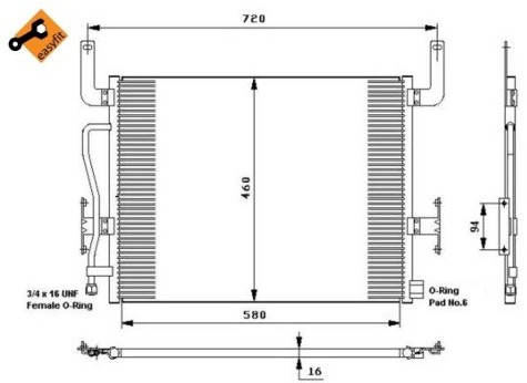 NRF Skraplacz, klimatyzacja 35655