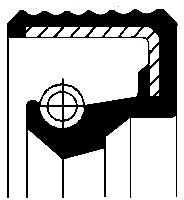 CORTECO Pierścień uszczelniający wału, wał skrzyni biegów 01016881B