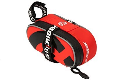 Bike Ribbon SIO2 Bag Small siodełko kieszenie, czerwony, S SIO2SM0003_Red_14 x 6 x 2.2 cm, 0.4 Liter