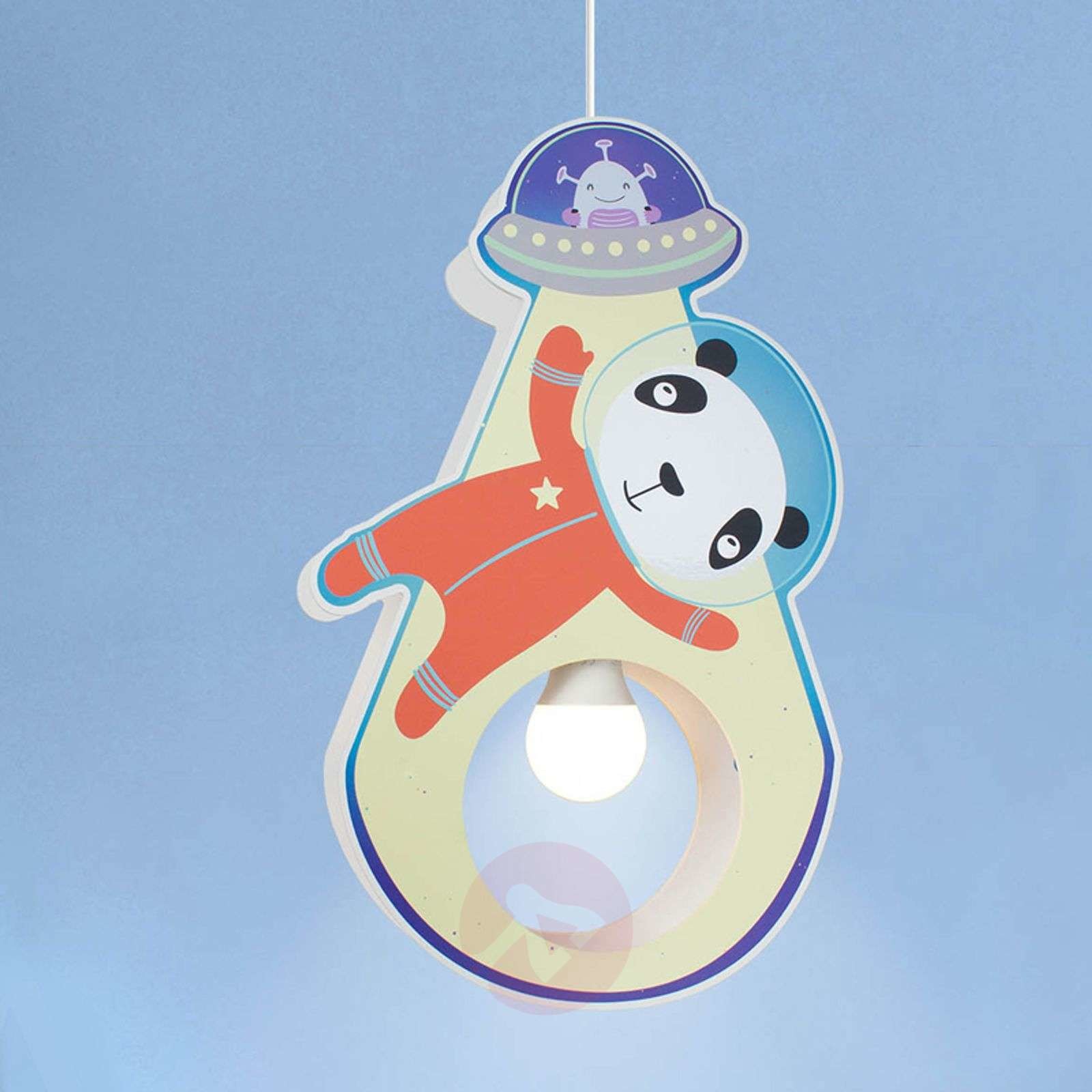 ELOBRA Lampa wisząca Little Astronauts Panda
