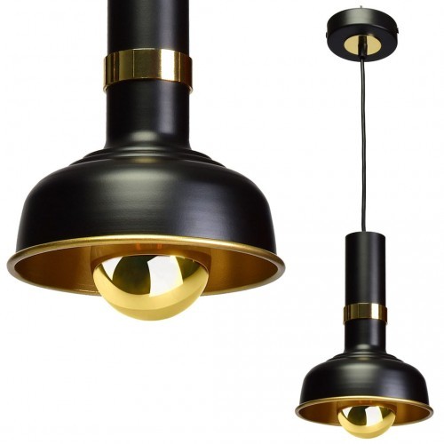 Milagro Lampa wisząca MARGO BLACK/GOLD 1xE27 MLP6209 MLP6209