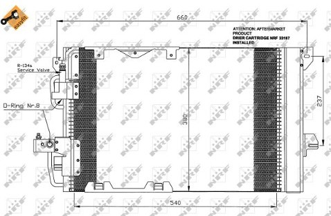 NRF Skraplacz, klimatyzacja 35416