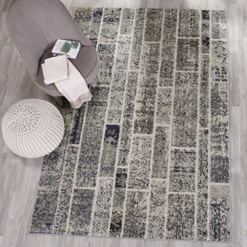 Safavieh dotyczącyoszczędnego mnc216g tkany dywan, poliester, szary/wielobarwny MNC216G-4