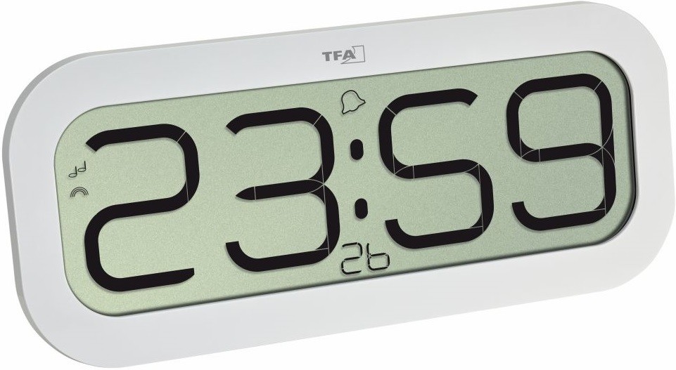 TFA zegar ścienny 60.4514.02 BimBam biały