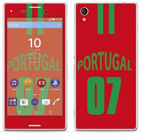 Sony Royal Sticker Royal tatuaż ścienny RS. 108505 samoprzylepny do M4 Aqua z motywem Portugalii Champion Welt RS.108505