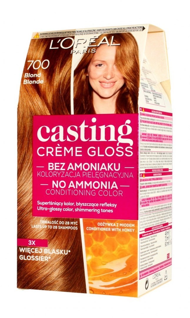 Loreal Casting Creme Gloss Krem koloryzujący nr 700 Blond 1op. 109526