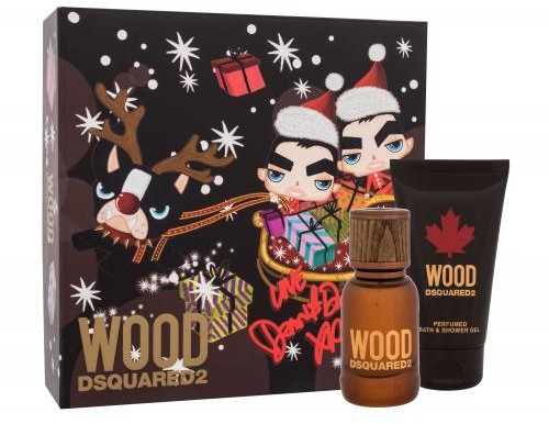 Dsquared2 Wood zestaw EDT 30 ml + żel pod prysznic 50 ml dla mężczyzn