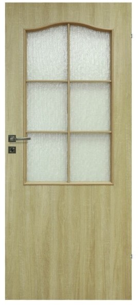 Drzwi pokojowe Klasyk 70 prawe dąb sonoma IND19_SW1008O