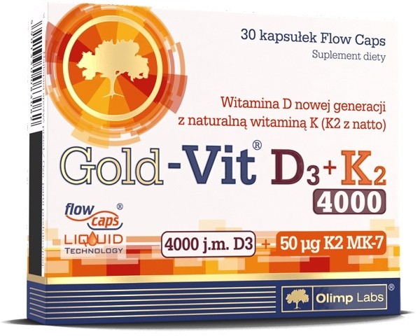 Olimp Laboratories Gold-Vit D3 (4000j.m) + K2 x30 kapsułek