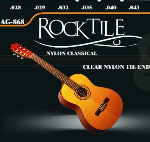 Rocktile rocktile AS-SAIT struny do gitara klasyczna, Super Light AS-Sait