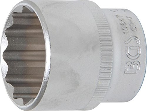 BGS nasadka na klucz nasadowy zastosowania 12-kątne, 1/2 cala, 32 MM, 1 sztuki, 10647