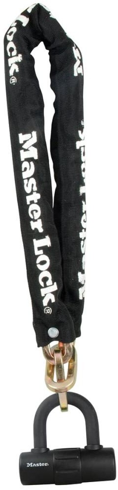 Master Lock Łańcuch z kłódką U, stal, 90 cm x 10 mm, 8234EURDPRO VSA Van Spijk