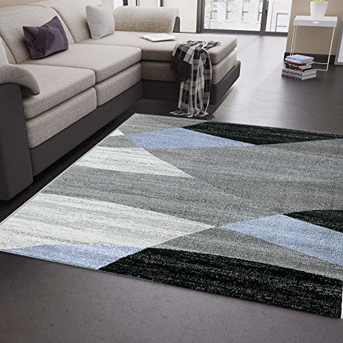 VIMODA Vimoda nowoczesny dywan do salonu, geometryczny wzór, melanż, brązowy, beżowy, certyfikat Öko Tex