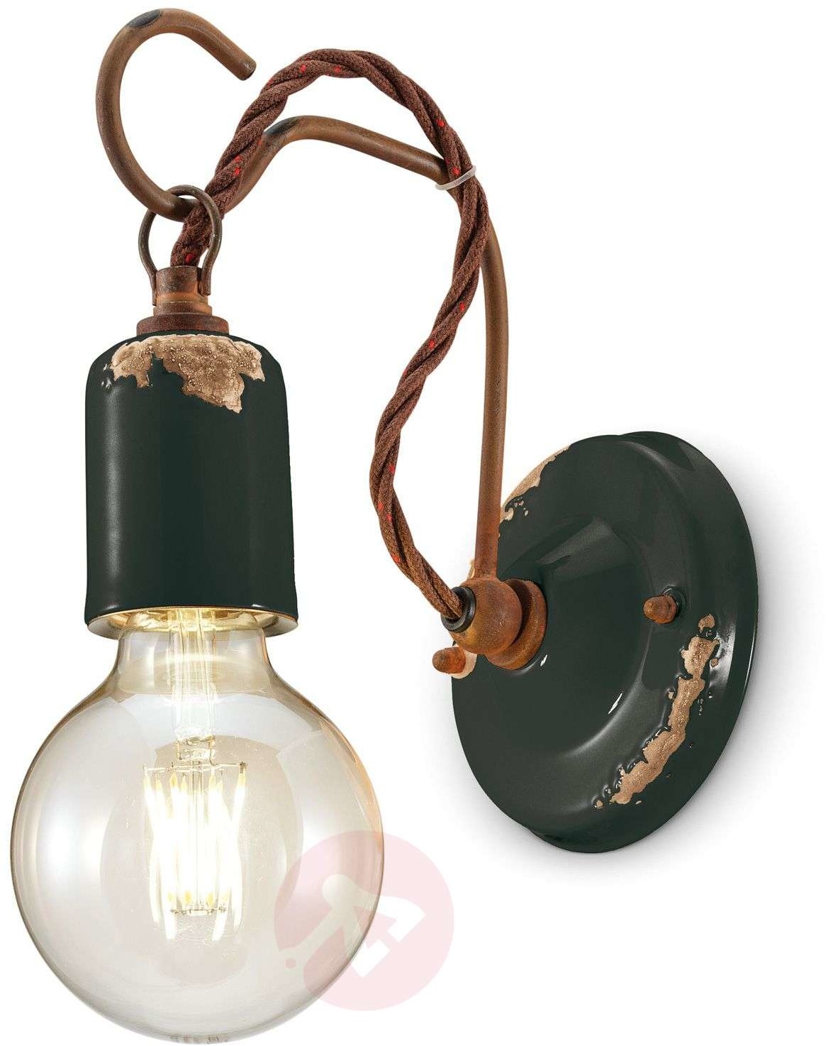 Vintage FERROLUCE Lampa ścienna C665 w stylu czarna