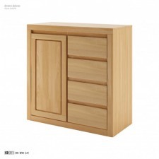 Drewmax Komoda dębowa KD 311 6B56-45809