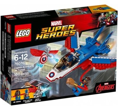 LEGO Marvel Super Heroes Odrzutowiec Kapitana Ameryki 76076