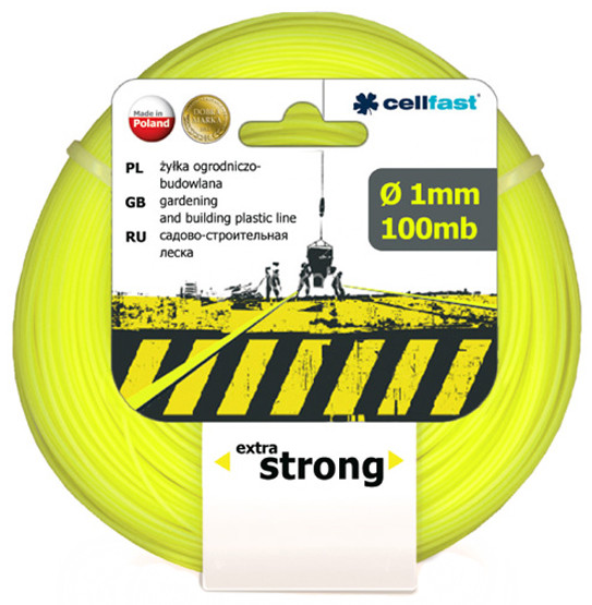 Cellfast Żyłka ogrodniczo-budowlana 1.0 mm x 100 mb