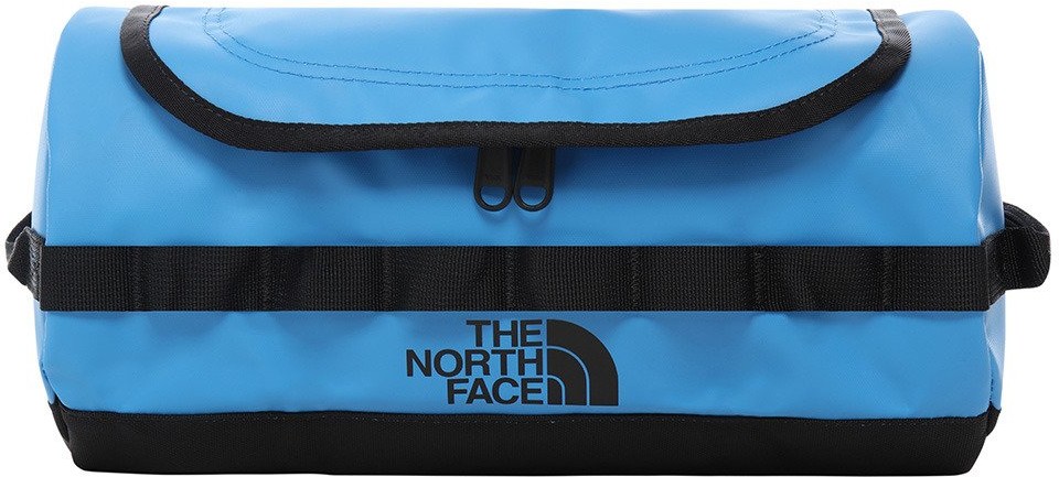 The North Face Duża kosmetyczka North Face Base Camp Travel Canister L - clear lake blue / tnf black NF00A6SRME91