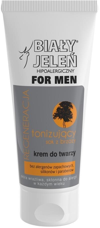 Pollena For Men hipoalergiczny krem do twarzy tonizujący z sokiem z brzozy 75ml 63134-uniw